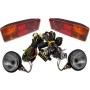 ZESTAW REFLEKTORY + LAMPY TYLNE ZESPOLONE + INSTALACJA POD ALTERNATOR C-360